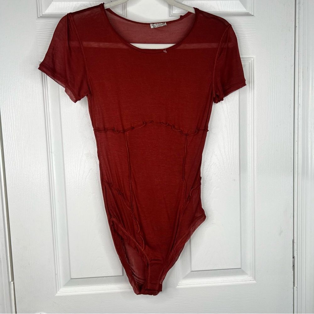 Sz S NWOT $68 MSRP Free People Intimately Have To Have It sheer bodysuit - Picture 5 of 15